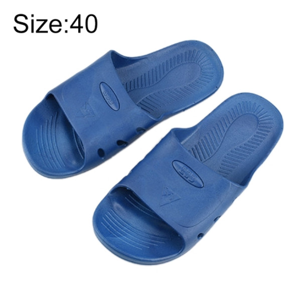 Anti-static Anti-skid Six-hole Slippers, Size: 40 (Blue)