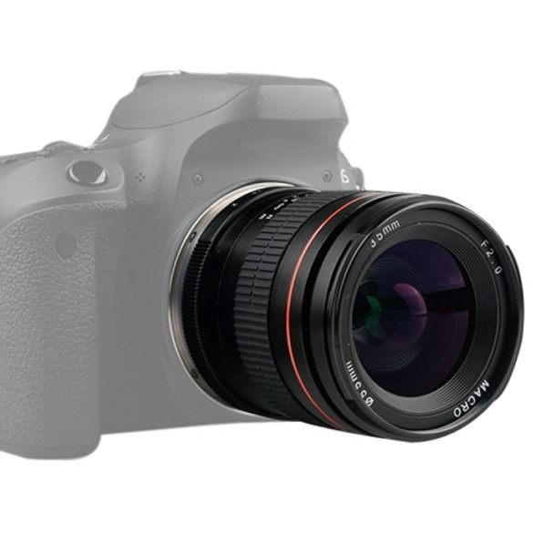 Lightdow 35mm F2.0 Wide-Angle Lens Full-Frame Portrait Micro SLR Manual Fixed Focus Lens