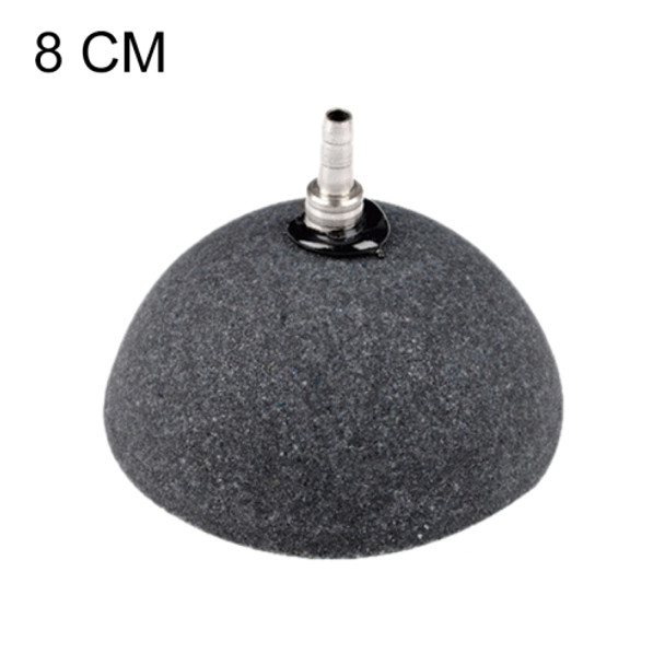 8cm Semicircular Gas Stone Aquarium Oxygen Bubble Stone Gas Plate Oxygenation Head Sand Table Oxygen Disk Gas Stone