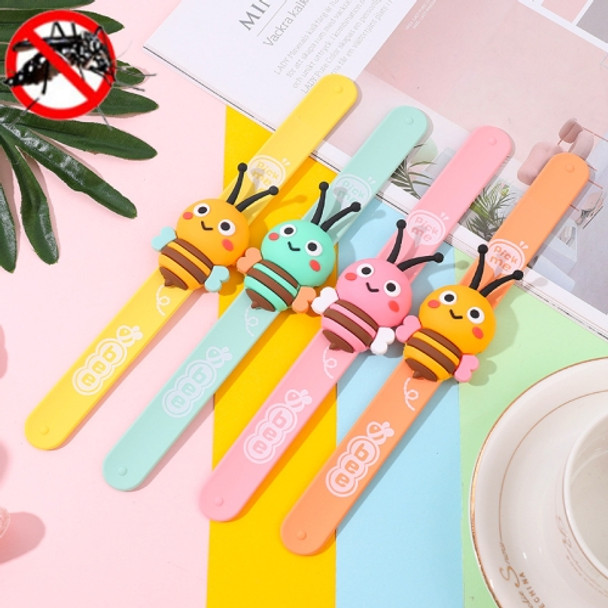 4 PCS Three-dimensional Cartoon Mosquito Repellent Student Children Anti-mosquito Watch Bracelet, Colour:Hardworking Bees