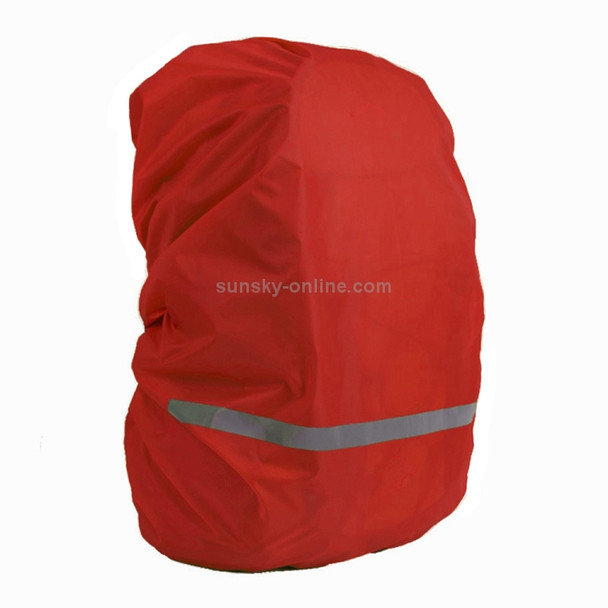 Reflective Light Waterproof Dustproof Backpack Rain Cover Portable Ultralight Shoulder Bag Protect Cover, Size:XS(Red)