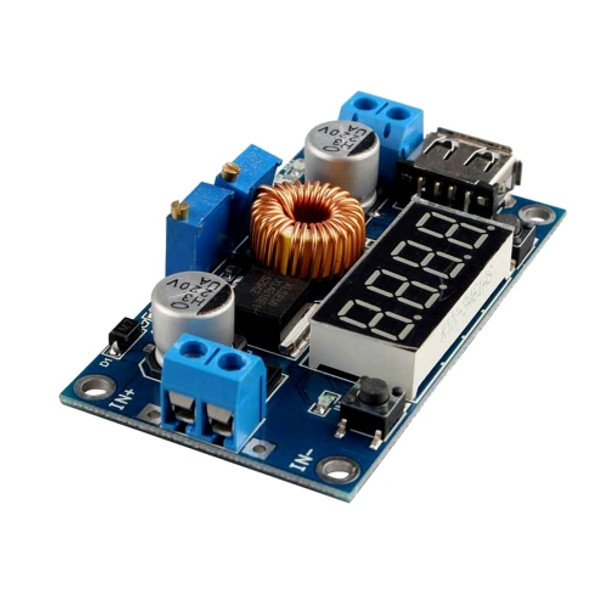 LDTR-WG0181 4-Digit 5A LED Drive Lithium Battery Charger with Voltmeter Ammeter DC to DC Module