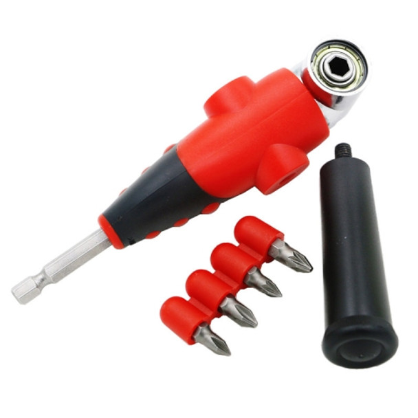 Multifunctional Combination Set for 105 Degree Force-saving Bending Positive and Reverse Screw Tool with Handle and 4 Hex Shank