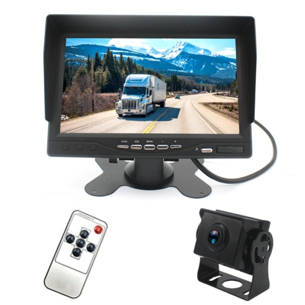 PZ612-AHD IP67 120 Degree Car AHD 1080P 2 Megapixels 7 inch 1-Way Rearview Mirror Monitor, Night Vision Full Color