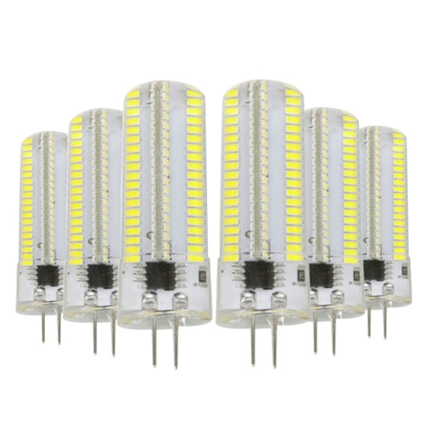 YWXLight 6PCS G4 7W AC 220-240V 152LEDs SMD 3014 Energy-saving LED Silicone Lamp (Cold White)