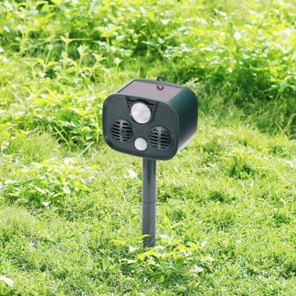 Solar Animal Drive Waterproof PIR Sensor Outdoor Garden Anti-cat Dog Ultrasonic Solar Alarm Drive