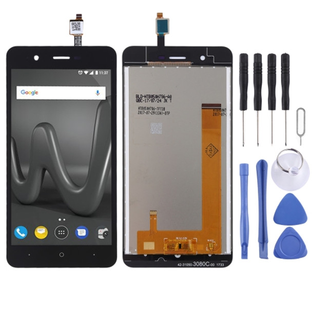 LCD Screen and Digitizer Full Assembly for Wiko Harry(Black)