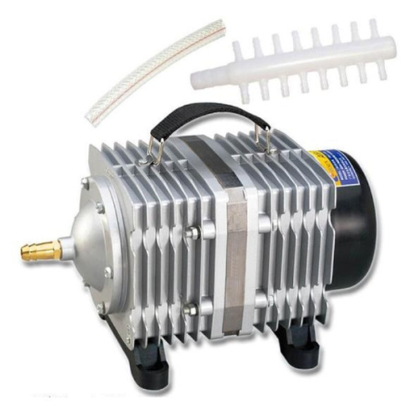 ACO-018 420W 195L/Min Electromagnetic Air Pump Compressor Seafood Fish Tank Increase Oxygen Air Flow Spliter, US Plug