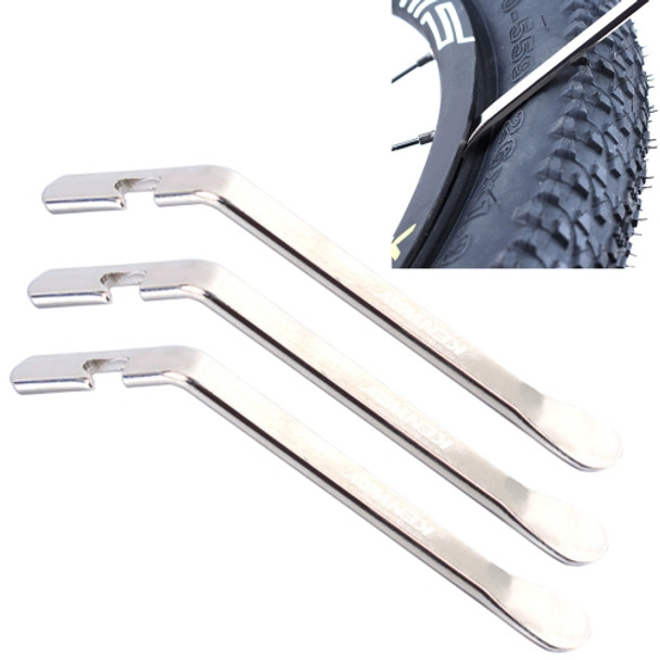 3 PCS Mountain Bike Cycling Stainless Steel Tyre Disassemble Crowbar Tool