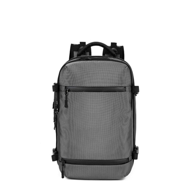 Ozuko 8983 Large Capacity Waterproof Travel Outdoor USB Shoulder Backpack 17 Inch(Light Grey)