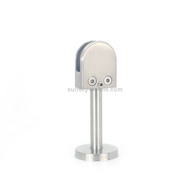 304 Stainless Steel Glass Fish Mouth Support Rod Fixing Clip with 14x40mm Rod, Specification: M