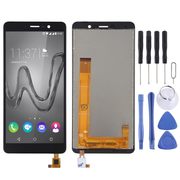 LCD Screen and Digitizer Full Assembly for Wiko Tommy 3(Black)