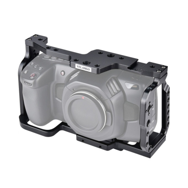 YELANGU C9 YLG0911A-A Video Camera Cage Stabilizer for DJI BMPCC 4K (Black)