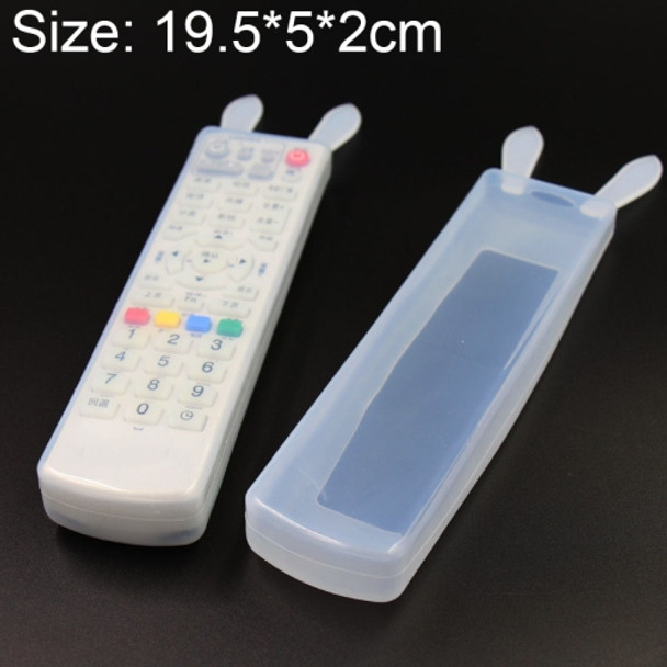 5 PCS Rabbit Design Long Air Conditioning / TV / Smart TV Box Remote Control Waterproof Dustproof Silicone Protective Cover, Size: 19.5*5*2cm