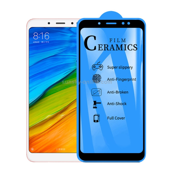 25 PCS 2.5D Full Glue Full Cover Ceramics Film for Xiaomi Redmi Note 5 Pro / Redmi Note 5