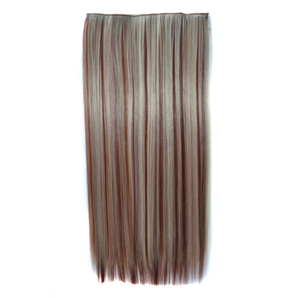 613H35# One-piece Seamless Five-clip Wig Long Straight Wig Piece