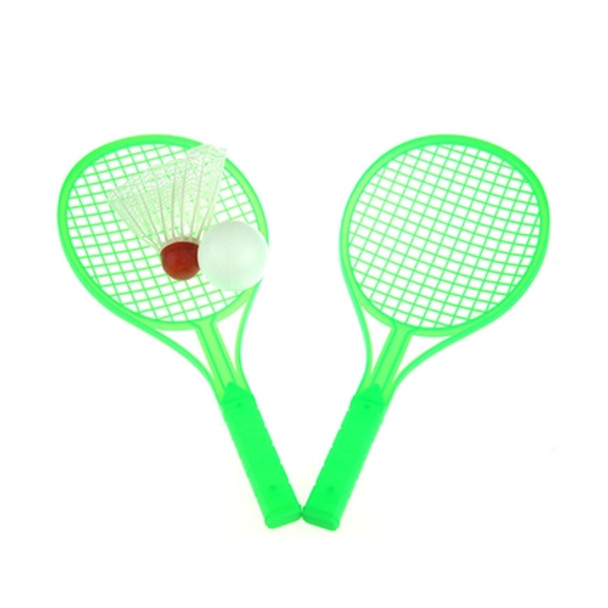 3 Sets Novelty Kid Baby Outdoor Sports Badminton Tennis Set Child Sport Educational Outdoor Games Toys, Random Colors Delivery