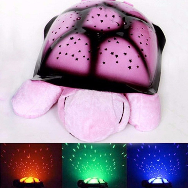 Led Night Light Star Projector With Novelty Sky MusicTurtle Lamp Baby Toy For Children(Green)