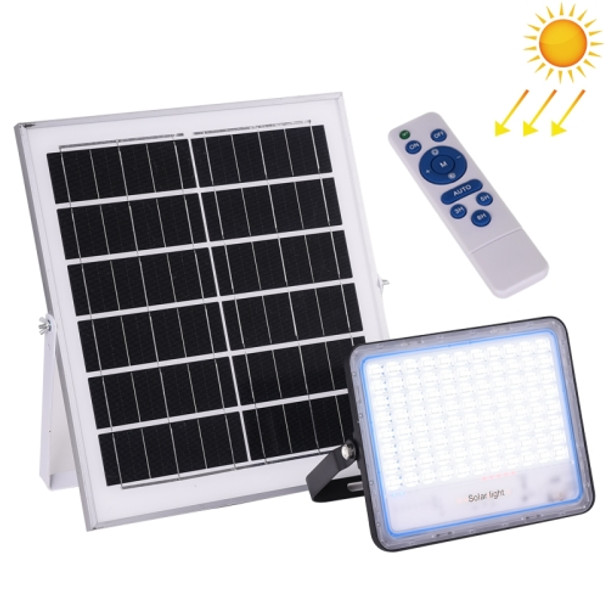 200W SMD 2835 176 LEDs Solar Powered Timing LED Flood Light with Remote Control