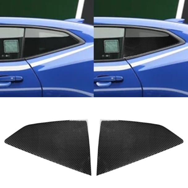 2 PCS Car Carbon Fiber Shutter Decorative Sticker for Chevrolet Camaro 2017-2019