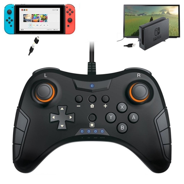 TNS-901 2 In 1 Wired Game Handle Controller for Nintendo Switch Pro