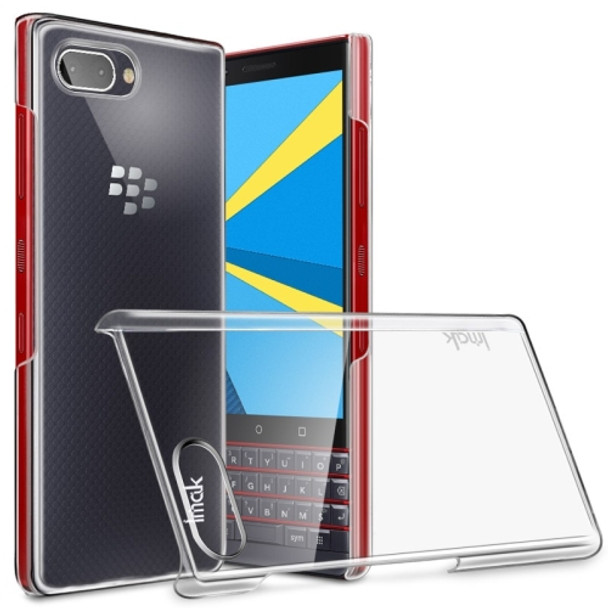 IMAK Wing II Wear-resisting Crystal Protective Case for BlackBerry KEY 2 LE, with Screen Sticker (Transparent)
