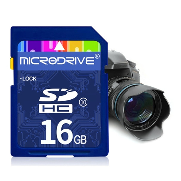 Microdrive 16GB High Speed Class 10 SD Memory Card for All Digital Devices with SD Card Slot