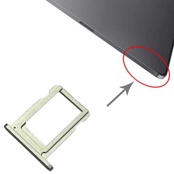 SIM Card Tray for iPad Pro 12.9 inch 2021 (5th gen) A2379 A2461 A2462 (Silver)