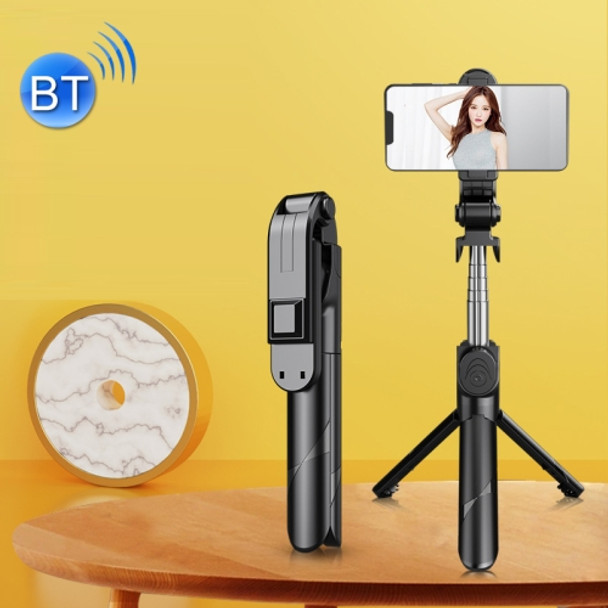 XT02P Mini Bluetooth Live Tripod Selfie Stick(Black)