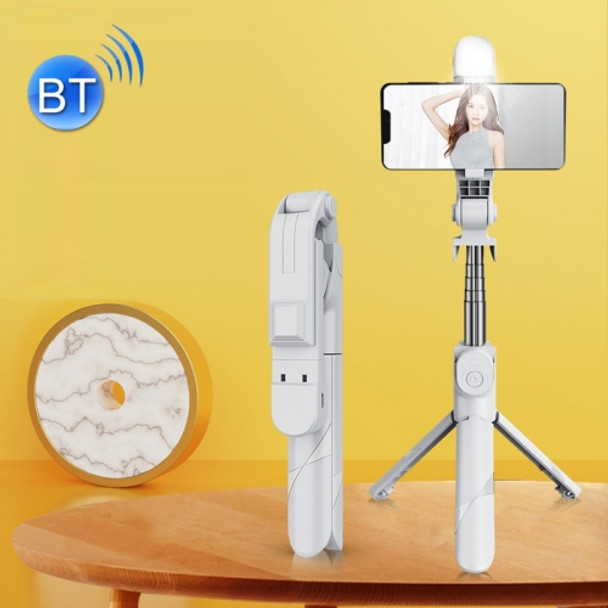 XT02SP Mini Bluetooth Live Tripod Selfie Stick(White)