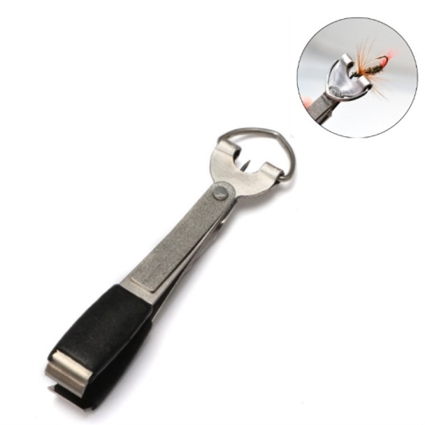 Outdoor Fishing Supplies Fishing Clamp Fishing Line Scissors Telescopic Keychain, Style:3 in 1  Fishing Line Knife