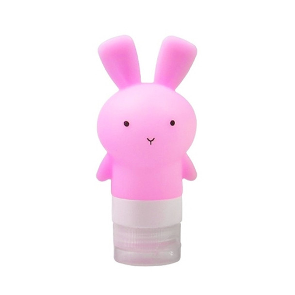 Multi-purpose Outdoor Travel Portable Bottle Squeeze Bottle Silicone Little Empty Bottle, Capacity:75ml(Pink)