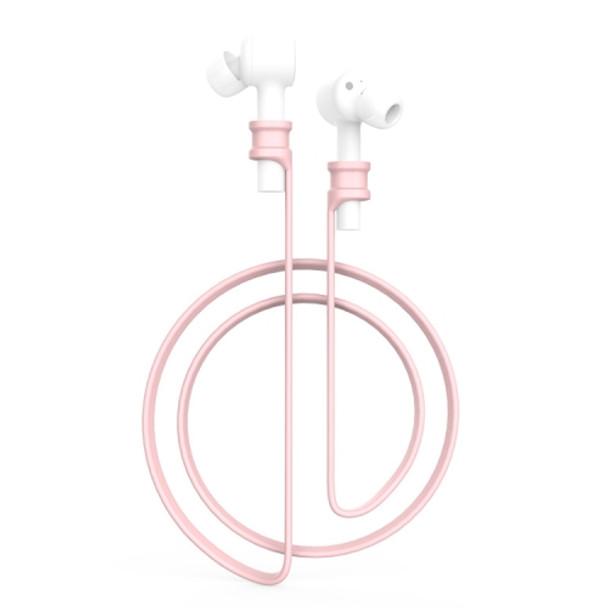 For Xiaomi Air Earphone Silicone Lanyard Anti-lost Rope(Pink)