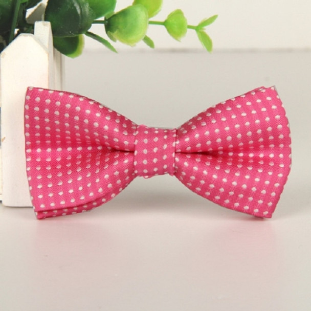Children Dot Pattern Bow Tie Bow-knot(Pink)