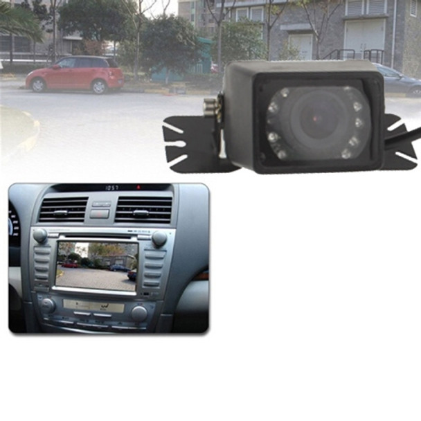 LED Sensor Car Rear View Camera, Support Color Lens/135°Viewable / Waterproof & Night Sensor function (E327)(Black)