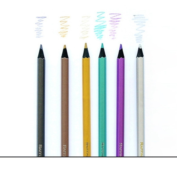 Kids Adults Sketch Coloring Books Drawing Vibrant Colors 6-color Colored Pencils Set