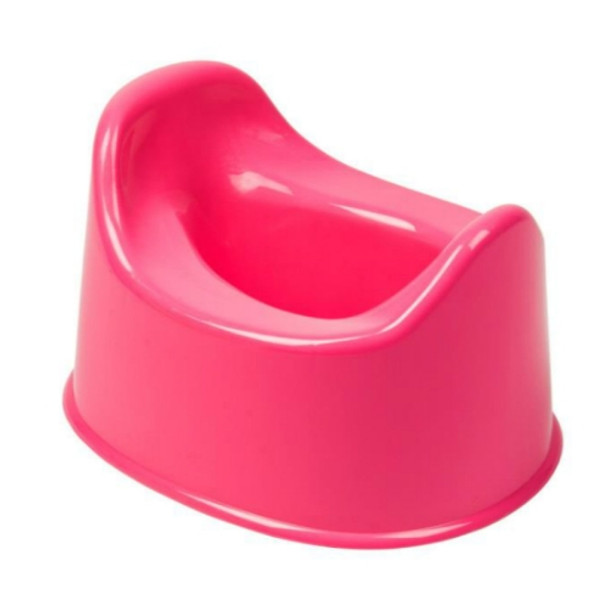 Plastic Small Toilet Simple Portable Infant Baby Poop Urinal(Red)