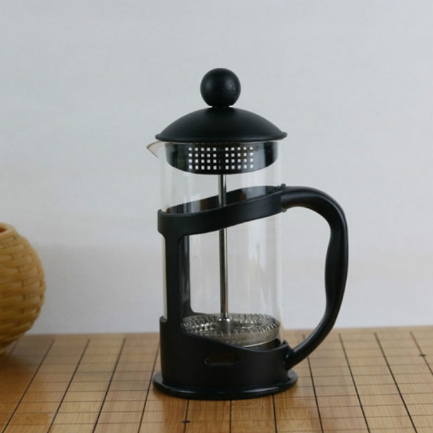 High Borosilicate Coffee Filter Pot Brewing Teapot Hand Punch Coffee Pot Milk Frother, Specification:600ml