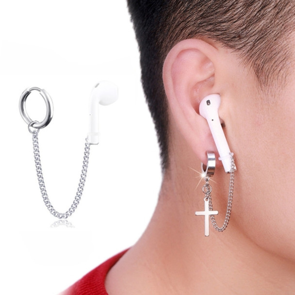10 PCS A00114 Wireless Bluetooth Headset Anti-lost Titanium Steel Non-fading Earrings, Style: Earrings