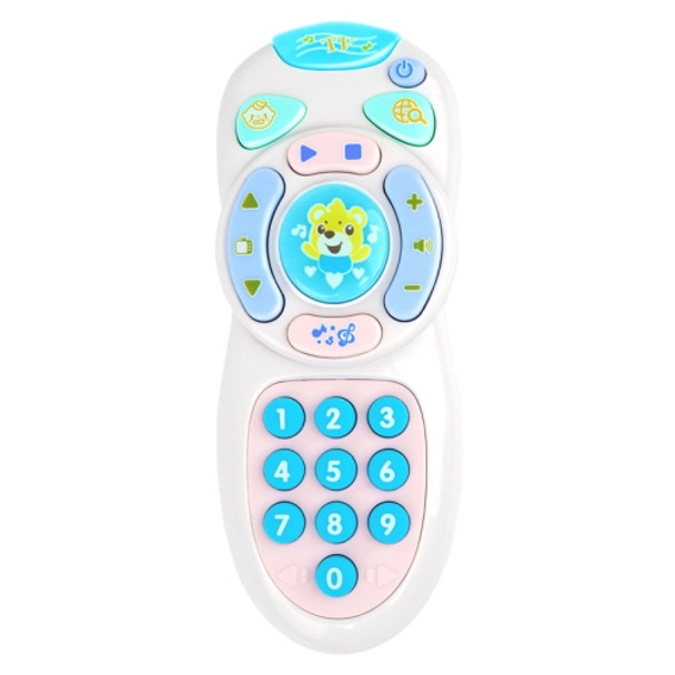 Baby Early Education Simulation Phone Remote Control Toy(Pink)