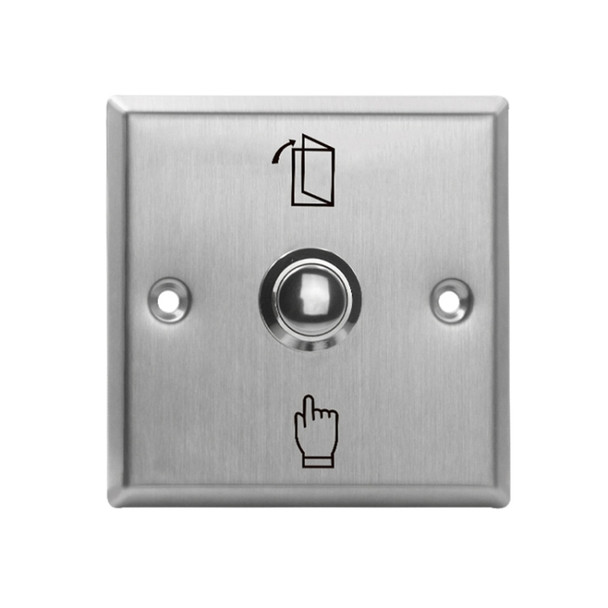 S86 Stainless Steel Exit Button 86 Metal Access Control Switch
