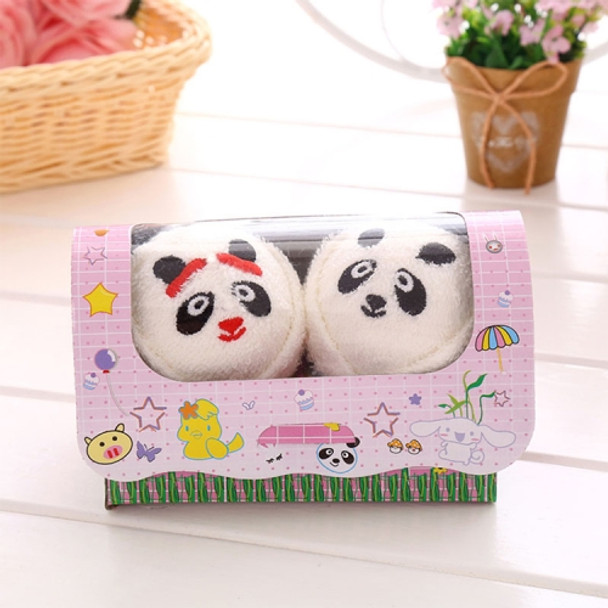 Cute Animal Compressed Travel Towel Set Gift Set With Embroidery Cotton Towels Bath Set Couple Wear(Bear)