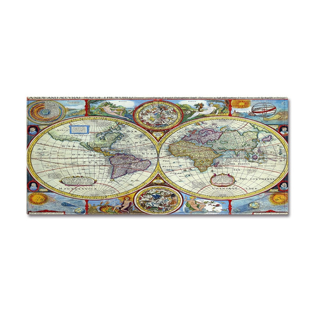 World Map Carpets Rug Bedroom Kids Baby Play Crawling Mat Memory Foam Area Rugs Carpet, Size:40x120cm(Dual-Side)