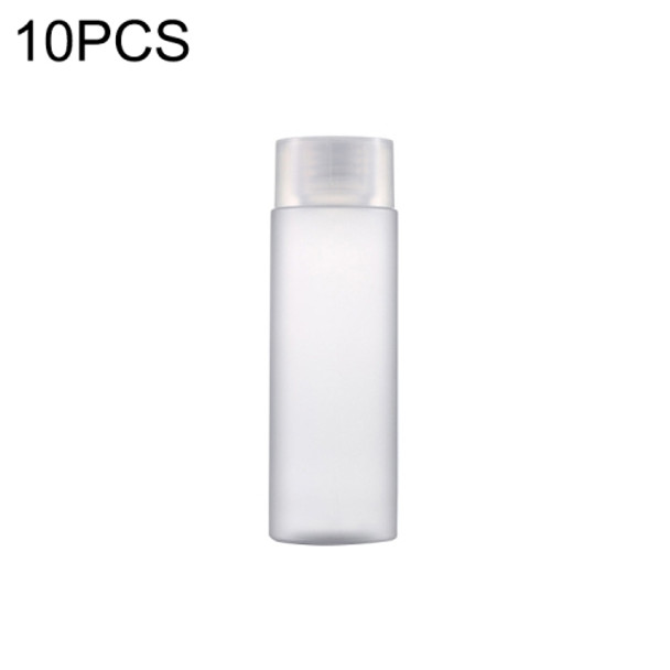 10 PCS Scrub Toner Puree Packaging Bottles Transparent Fahrenheit Cap Bottles, Specification:100ml