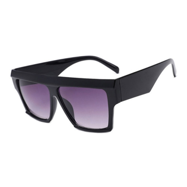 Women Oversized Square Frame Sunglasses Gradient Shades Sun Glasses(C4)