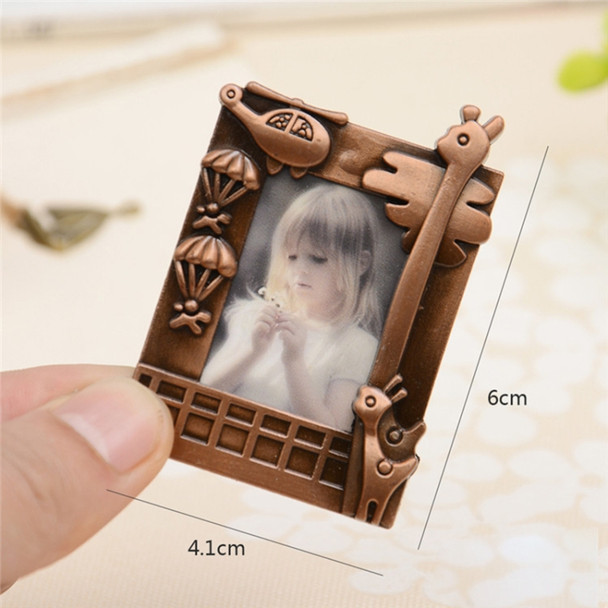 2 PCS Creative Metal Vintage Photo Frame(Pumpkin)