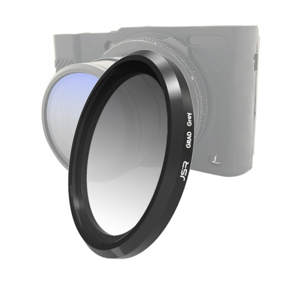 JSR Gradient Colored Lens Filter for Panasonic LUMIX LX10(Gradient Grey)