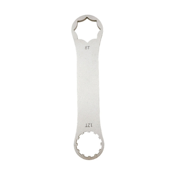 BIKERSAY BT050A Multifunctional Stainless Steel Bicycle Fork Wrench Double Head Spanner