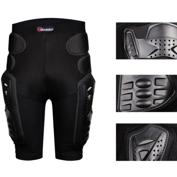 HEROBIKER MP1001B Motorcycleoff-road Armor Pants Cycling Short Style Drop-proof Protective Pants, Size:XL
