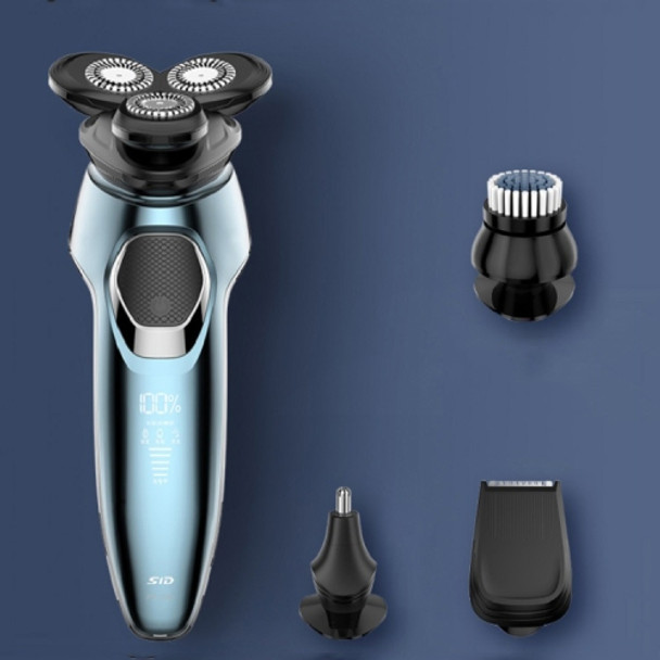 SID 386 Electric Shaver Intelligent Rechargeable Multi-function Three-in-one Men 4D Razor Body Wash